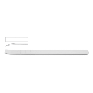 Cottle Osteotome, 18cm, 6mm, Curved, Graduated