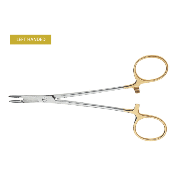 Olsen Hegar T.C Needle Holder, 14cm, LEFT HANDED