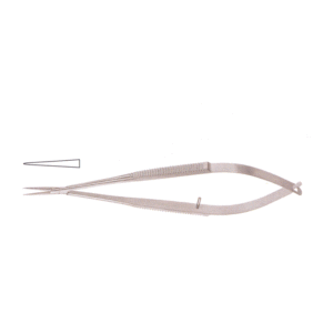 Castroviejo Ultra Fine Needle Holder, 14.5 cm, Without Catch