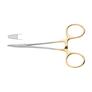 Derf T.C. Needle Holder, 12cm, Serrated