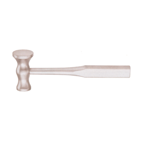 Mallet, 24 cm, Solid, 530 grams, Head sides are 42-30mm diameter