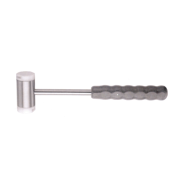 Mallet, 24 cm, Solid Steel Head, Plastic facing, 215 grams, 30 mm diameter