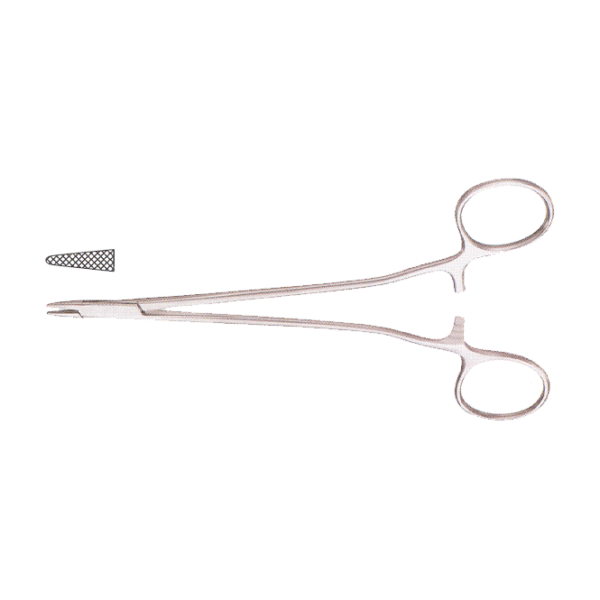 Sarrot Needle Holder, 17cm, Extra Delicate Pattern