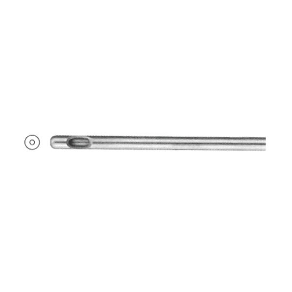 Liposuction Cannula With 1 central Hole and Hole at Tip, Threaded Fitting